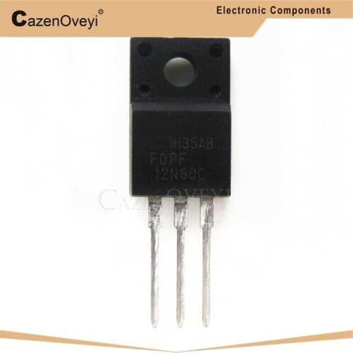 10pcs/lot FQPF12N60C TO-220 12N60C 12N60 TO220 new MOS FET transistor In Stock