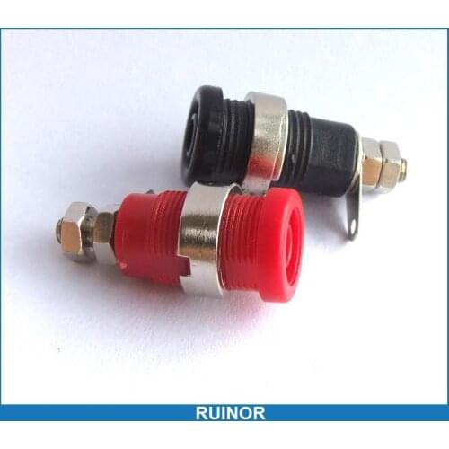 100 PCS x 4mm Banana Jack Binding Post Nut for Multimeter banana socket Probes