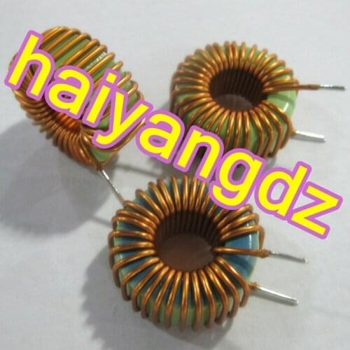 2pcs/27mm 80UH 15A 1.2 Line Annular inductance 10652 Blue green ring High current inductor