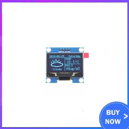 4PIN 1.3 OLED module white/blue color 128X64 1.3 inch OLED LCD LED Display Module 1.3" IIC I2C Communicate