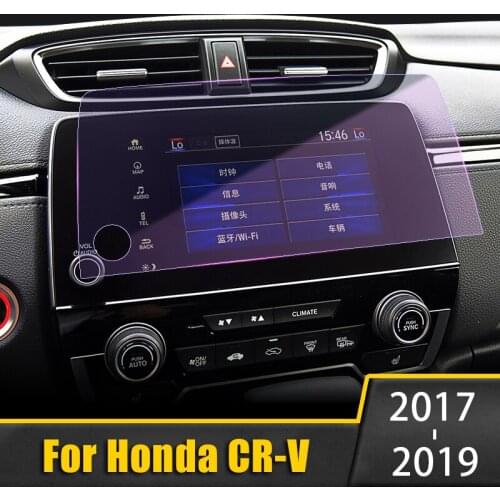 5/7inch For Honda CR-V CRV 2017 2018 2019 Tempered Glass Car Navigation Screen Protector Touch Display Screen film Anti Scratch