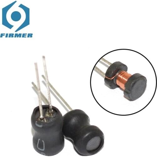 Inductors 50PCS Power Inductor Coil 6*8mm 8*10mm Inductance 2.2UH 3.3UH 4.7UH 10UH 22UH 100UH 220UH 470UH 1MH 10MH