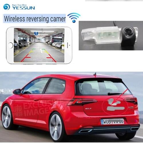 YESSUN car hd new wireless Rear Camera for Volkswagen Golf 7 5G MK7 Golf7 3D 5D 2012~2018 CCD Night Reverse camera