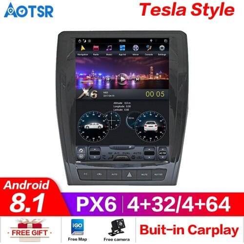 Tesla style px6 Android 8.1 4+64G Car DVD Player GPS Navigation ForGREAT WALL Haval H2 2016+ multimedia audio radio recorder IPS