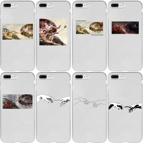 Funny Creation of Adam Art Cover Case for Xiaomi Redmi K20 K30 4X 4A 5A 6A 7A 8A 9C 9A Pro Plus