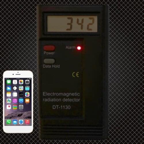 Electromagnetic Radiation Detector LCD Digital EMF Meter Dosimeter Tester DT1130 Drop shipping