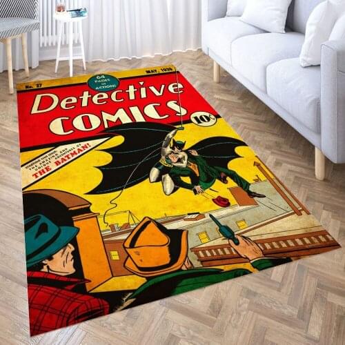 Detective Co-mi-cs Ba-tm-an 27 by B-ob Kan-e Rugs Non-Slip Floor Mat Doormats Home Rug Carpet Bedroom Kitchen Rugs Yoga Mat
