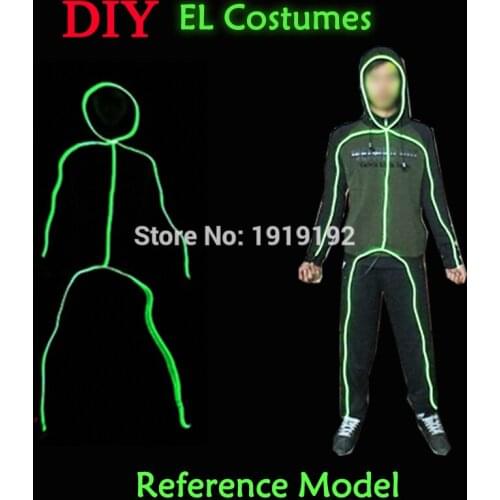 Hot Sales DIY Festival party clothes accessories by the Style of Matchstick Men by DC-3V Button Driver for 10 Color Select