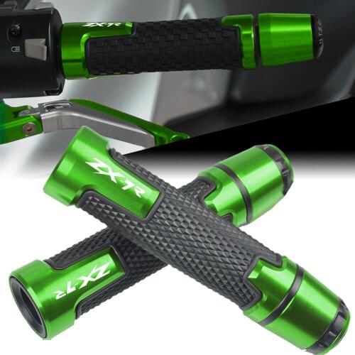 Motorcycle Street & Racing Moto Grips Motorbike Handle ends Handlebar Grip For KAWASAKI ZX7R ZX7RR ZX 7R 7RR hand bar grips end