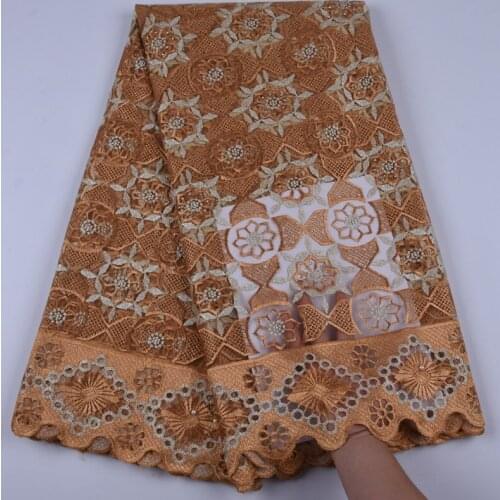 New Design African Lace Fabric 2019 High Quality Lace French Cotton Lace Fabric For Nigerian Wedding Party Dress 802