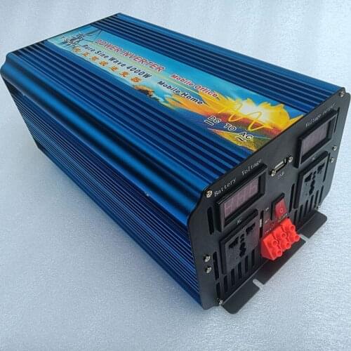 Peak power 8000W 4000W DC 24V TO AC 100V-110V 50HZ Off Grid Pure Sine Wave Inverter digital display