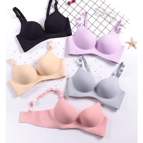 Richkeda Store New 2021 Sexy Bra For Women Push Up Bras Seamless Comfort Lingerie Breathable Bralette Backless Soft Underwear