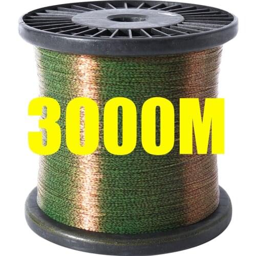 3000m Invisible Fishing Line Speckle Carp Fluorocarbon Line Super Strong Spotted Line Sinking Nylon Fly Fishing Line Pesca