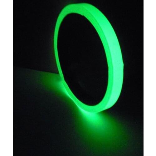 Luminous Tape 1.5cm*1m Self-adhesive Tape Night Vision Glow In Dark Safety Warning Security Stage Home Decoration Vision Tapes