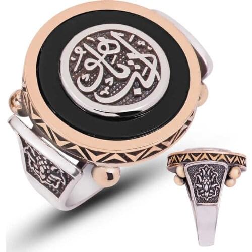 Tevuli 925 Sterling Silver Arapaça Edeb Or Hu Male Ring