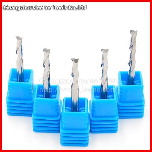 3.175*1.0*3mm Hight Quality 2 Flutes Carbide Mill Spiral Cutter Wood CNC Router Bits Cutting Tools for CNC Engraving