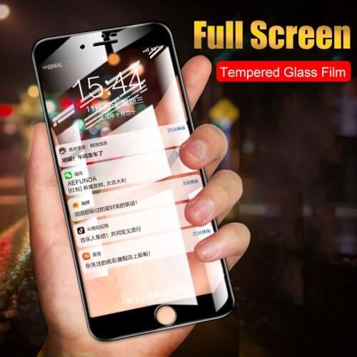 Toughened Curved Edge Tempered Glass For iPhone X XS Max XR 11 Pro 7 8 Plus 6 6S 5 5S SE Full Cover Screen Protector Film
