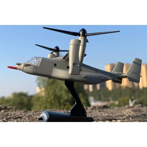 1:150 Scale U.S. Army V22 Osprey Rotor Amphibious Transport Fighting Aircraft Alloy Aircraft Model Collectible Gift Souvenir