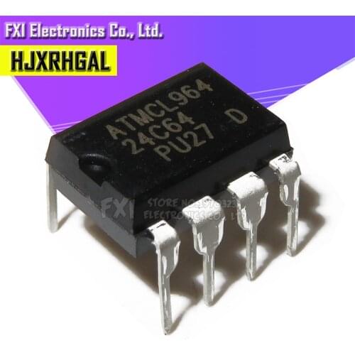 10PCS AT24C64 AT24C64ADIP8 DIP 24C64 DIP new original