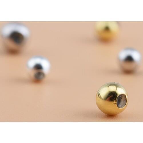 10PCS S925 pure silver silica gel bead positioning bead fixing bead adjusting bead hand DIY jewelry beading material accessories