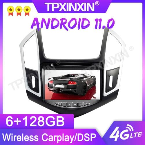 4+64G Android 10.0 For Chevrolet CRUZE 2012-2015 Car GPS Navigation Radio Player Car Multimedia Player Head Unit Tape Recorder