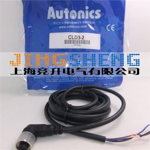 2PCS CLD3-2 2m Autonics New Original Sensor Connection Cable Socket Type
