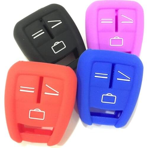 3 Buttons silicone rubber Car Key Cover Case For Opel Vauxhall Vectra Astra Z Omega remote key