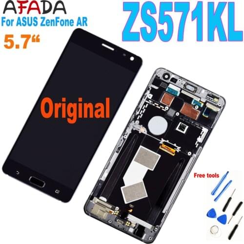 5.7” For ASUS Zenfone AR ZS571KL LCD Display Touch Screen Digitizer Assembly with Frame Replacement Parts For ASUS ZS571KL LCD