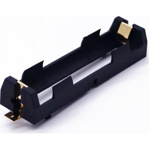 5Pcs/lot High Quality 18650 Battery Holder charger With Bronze Pins SMT one cell 18650 SMD TBH-18650-1C-SMT