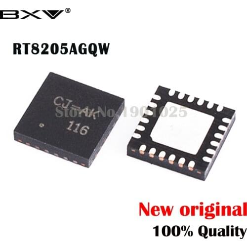 5pcs RT8205AGQW RT8205A (CJ=BM CJ=BK CJ=AK CJ=BD CJ=...) QFN-24 new original