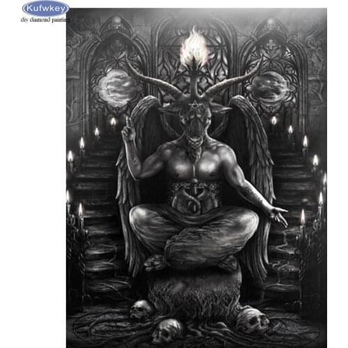 Diy Diamond Embroidery Skull God 5D Diamond Painting Full Square Drill Pattern Diamond Mosaic Cross Stitch Stickers Wall Decor