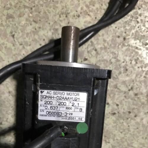 Used Tested Working SGMAH-02AAAYU21 AC SERVO MOTOR