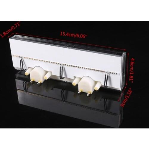 Power Amplifier Panel Dual Analog VU Meter Audio Level dB Meter with BackLit