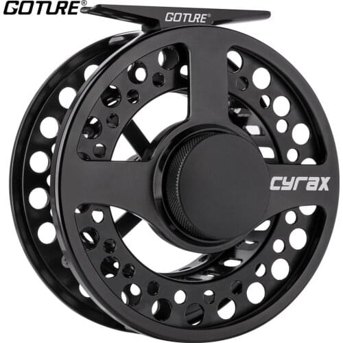 Goture Cyrax Silent Retrieve System Waterproof Fly Fishing Reel Precise CNC Machined Large Arbor Fly Wheel 5/6 7/8 WT