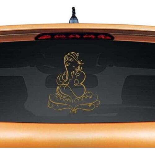 Art Ganesh Murals Car Window Side Decal Rear Glass Art Decor Tribe Style Sticker Vinyl Decals L1199
