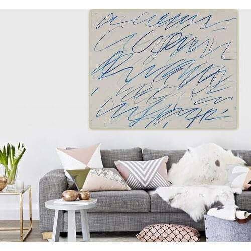 Citon Cy Twombly《Untitled Roman Note,1970》Canvas Art Oil Painting Artwork Poster Picture Wall Background Decor Home Decorations