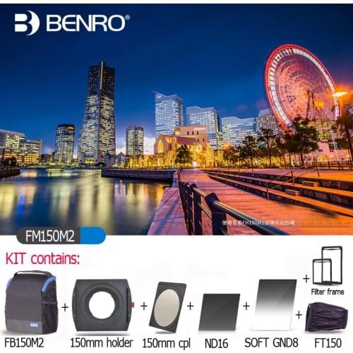 Benro FM150M2S1 Filter KIT 150mm For SIGMA 12-24mm f/4.5-5.6 contain 150mm Holder+Soft GND8+ND16+bag+cpl