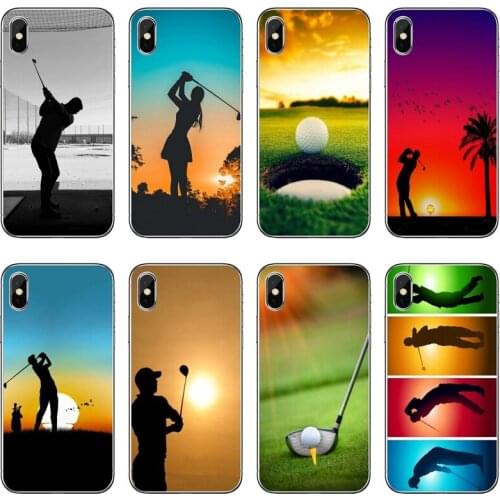 Cool Golfing Golf Club Soft Phone Case For Samsung Galaxy A71 A70 A60 A51 A50 A41 A40 A31 A30 A20E A21S A12 A10 A7 A5 A3