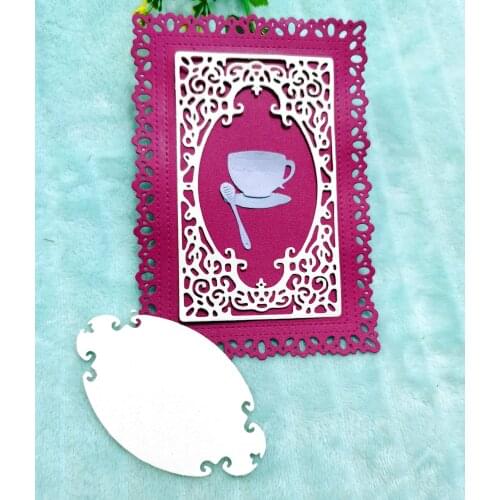 Lace photo frame Metal Cutting Dies for DIY Scrapbooking Album Paper Cards Decorative Crafts Embossing Die Cuts