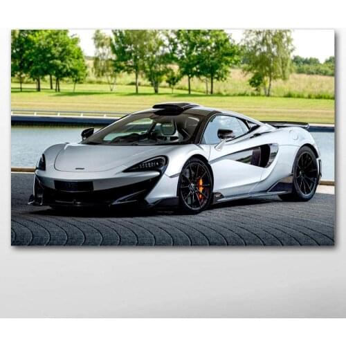 McLaren 600LT Sport Car Supercar Vehicle Posters Wall Art Prints Canvas Painting for Living Room Decor