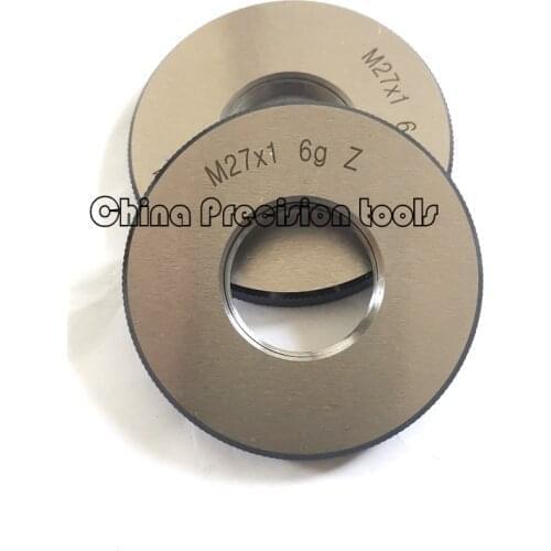 Metric thread ring gauge set 6g M18 M20 M22 M24 M25 M26 M27 M30 go nogo Fine screw thread gage M18X1.5 M18X1 M20X1.5 24X1 M26X1