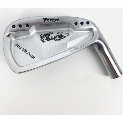 New Golf heads Set Dance With Dragon Forged Golf Irons Set 3-9.P Right Handed Golf clubs head no irons shaft Free shipping