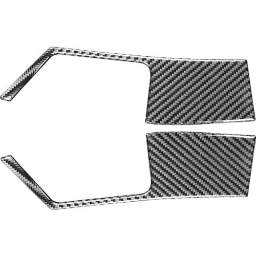 For Nissan GTR R35 2009-2015 Carbon Fiber Door Armrest Panel Sticker Window Control Console Frame Cover Trim