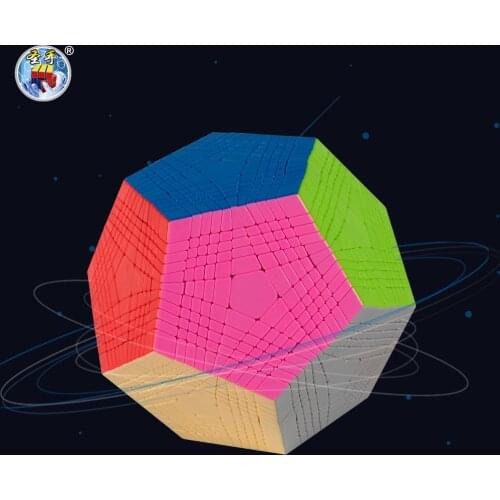Genuine Sengso Magic Speed Cube 11x11 Megaminx Dodecahedron Stickerless Magico Puzzle Cubo Kid Toys Gift For Collection