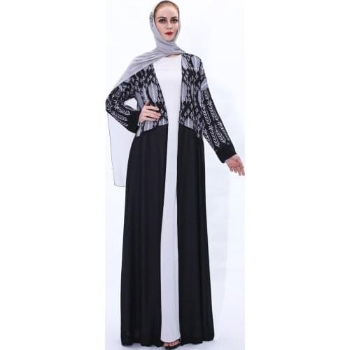 Chiffon Open Abaya Muslim Hijab Dress Kimono Cardigan Turkey Jubah Ramadan Women Kaftan Dubai Caftan Islam Clothing Eid Mubarak