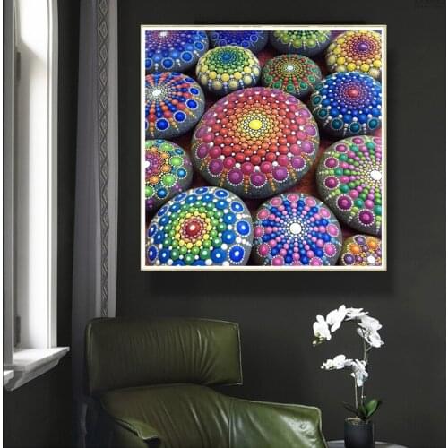 Modern Nordic Canvas Painting Mandala Wall Art Posters and Prints Pictures for Living Room Bedroom Home Wall Decor Unframed