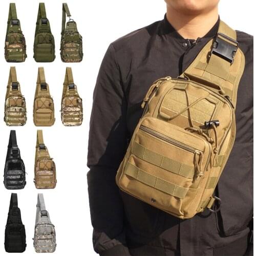 Outdoor Military Shoulder Bag Sports Climbing Shoulder Bags Tactical Camping Hunting Daypack Fishing Hiking Trekking Backpack