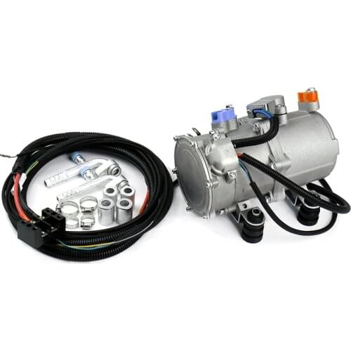Universal 12V 24V Electric Compressor for A/C Auto Air Conditioning System Compressor for Car Truck Camper Tractor AC Aircon