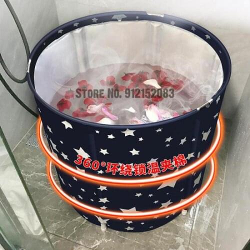 Bath Bucket Adult Folding Family Bath Bucket Adult Bath Artifact Medicine Bath Bucket Adult Household Bath Bucket Bathtub
