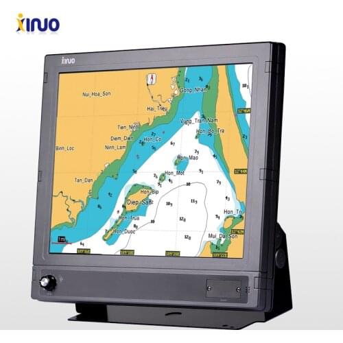Xinuo HM-5917 17'' AIS transponder class b marine electronics fishing ship boat GPS navigator chartplotter combo navicom C map